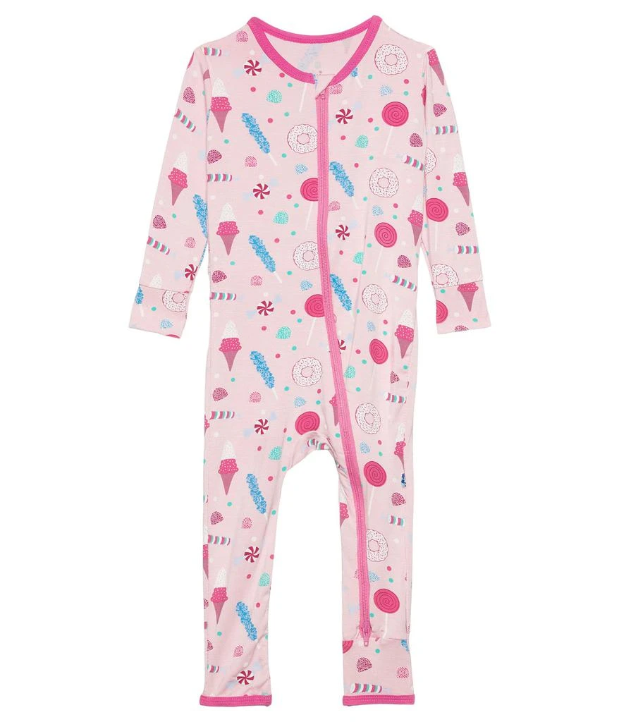 KicKee Pants Print Coverall with Two-Way Zipper (Infant) 1