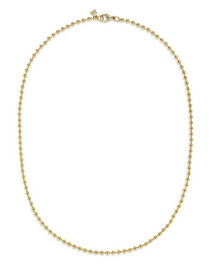 Temple St. Clair 18K Yellow Gold Classic Polished Ball Chain Necklace, 16" 1