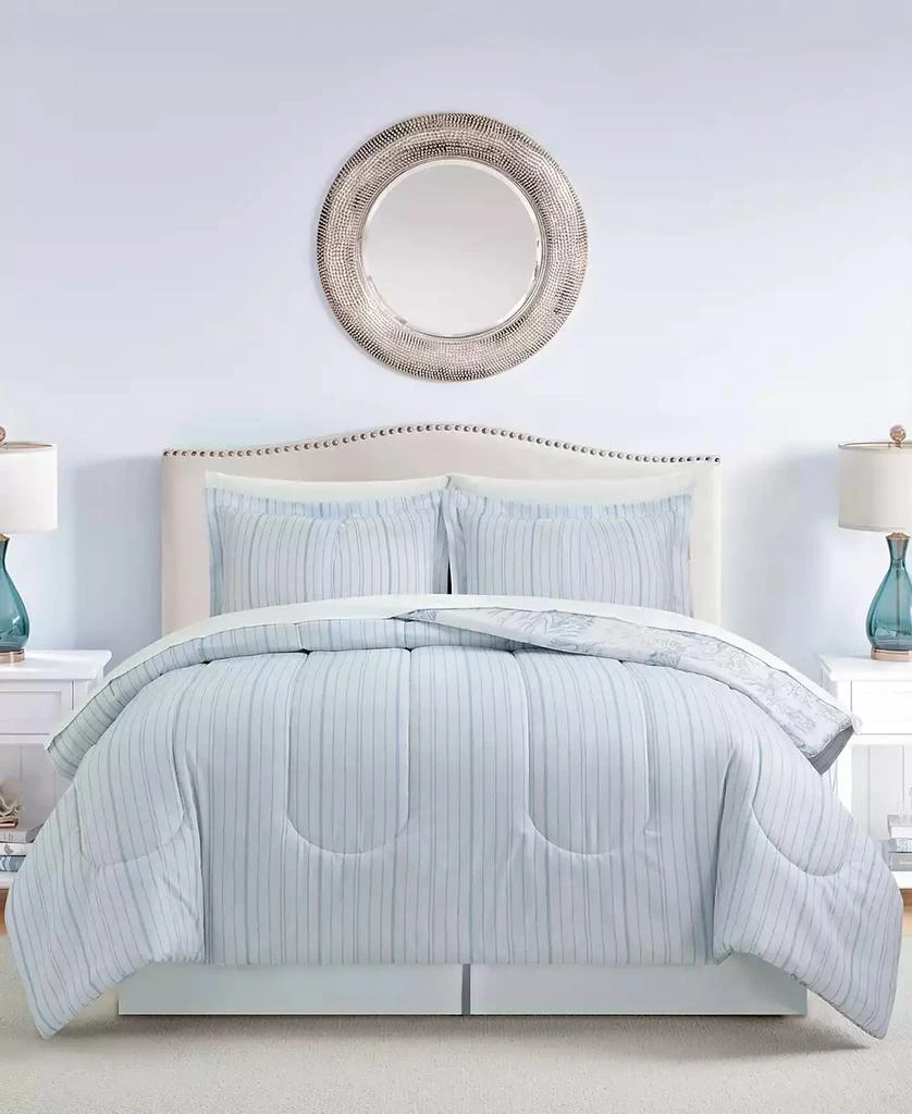 Sunham Coastal Coral 8-Pc. Comforter Sets 3