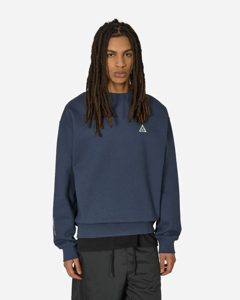 Nike ACG Therma-FIT Fleece Crewneck Sweatshirt Thunder Blue 1