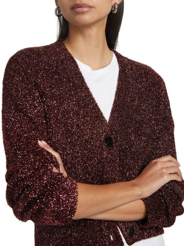 Derek Lam Kalena Metallic Cardigan 4