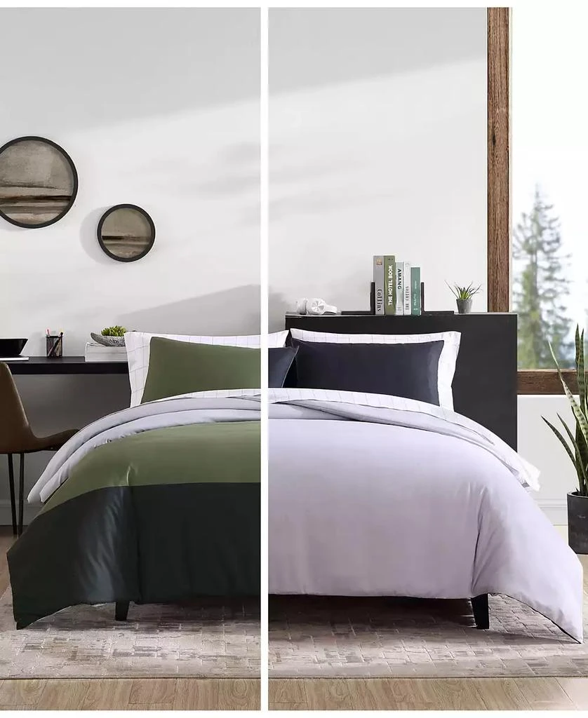 Eddie Bauer CLOSEOUT! Skyline Stripe Reversible 2 Piece Comforter Set 13