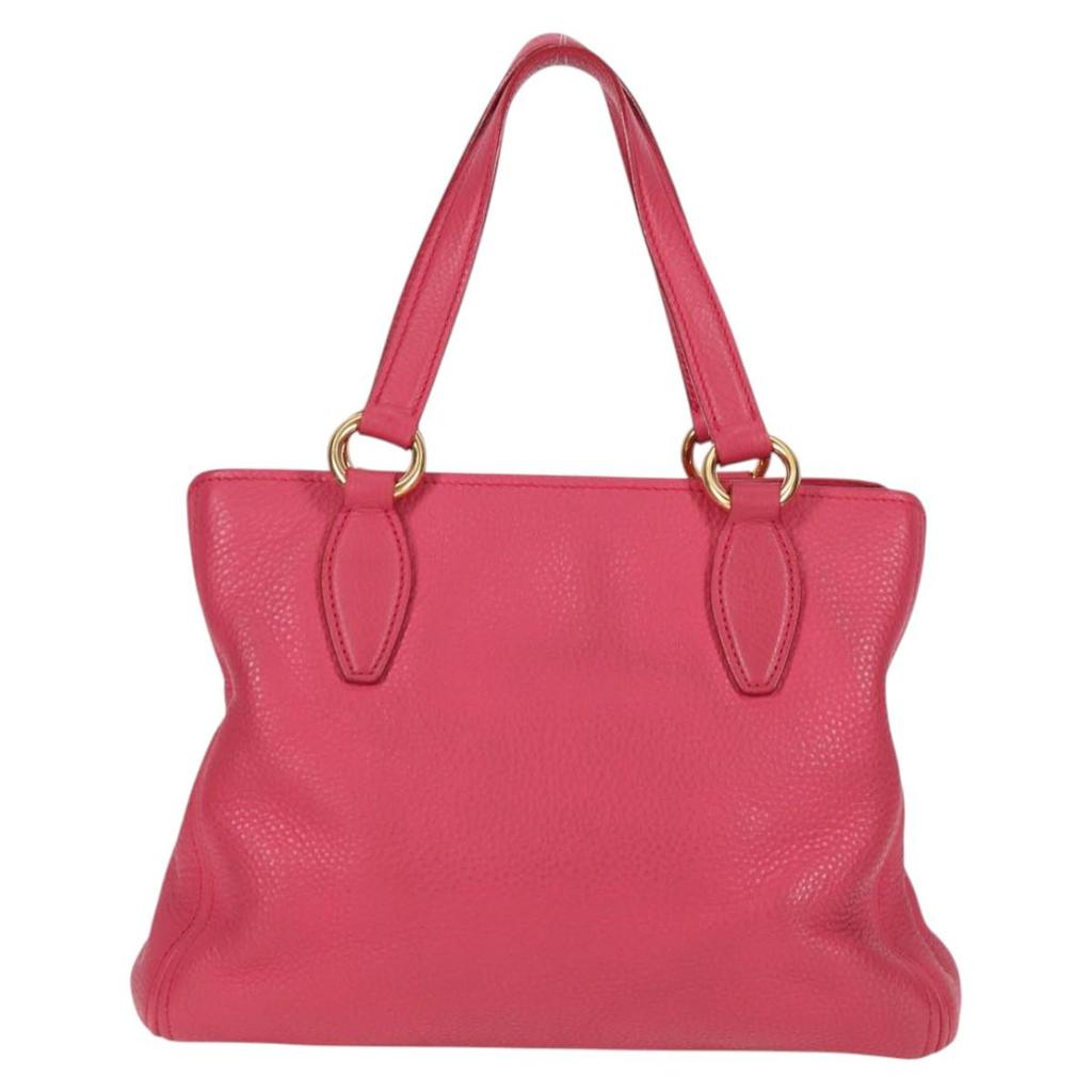 Miu Miu Vitello Leather Tote Bag (Pre-Owned)