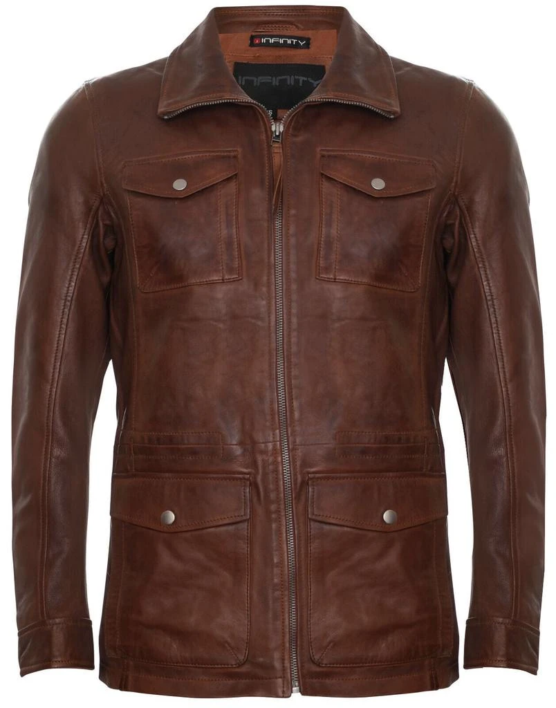 Infinity Leather Mens Timber Safari Coat-Santa Cruz 1