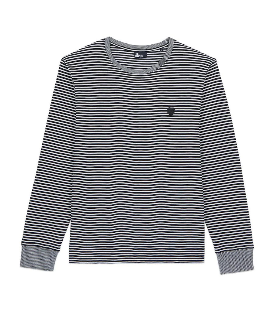 The Kooples Cotton Striped Blazon T-Shirt 1