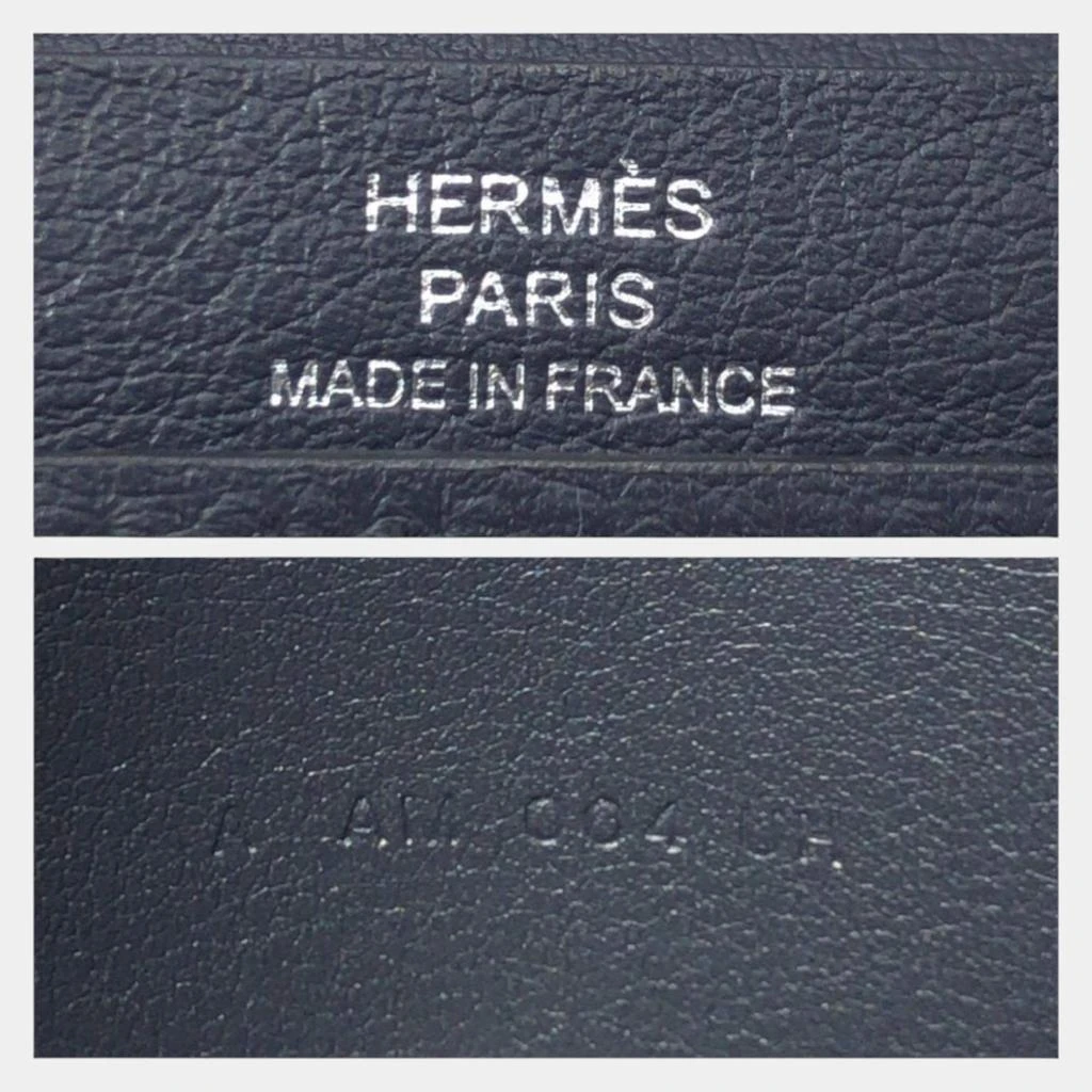 Hermes Hermes Leather Citizen Twill Bifold Wallet 7
