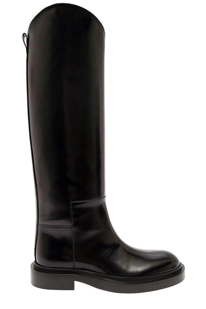 Jil Sander Jil Sander Asymmetric Round-Toe Boots 1