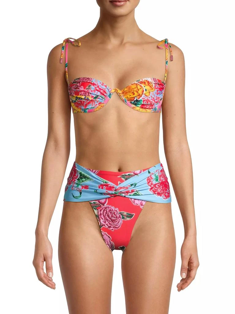 Agua Bendita Fiorever Donna Floral Underwire Bikini Top 3