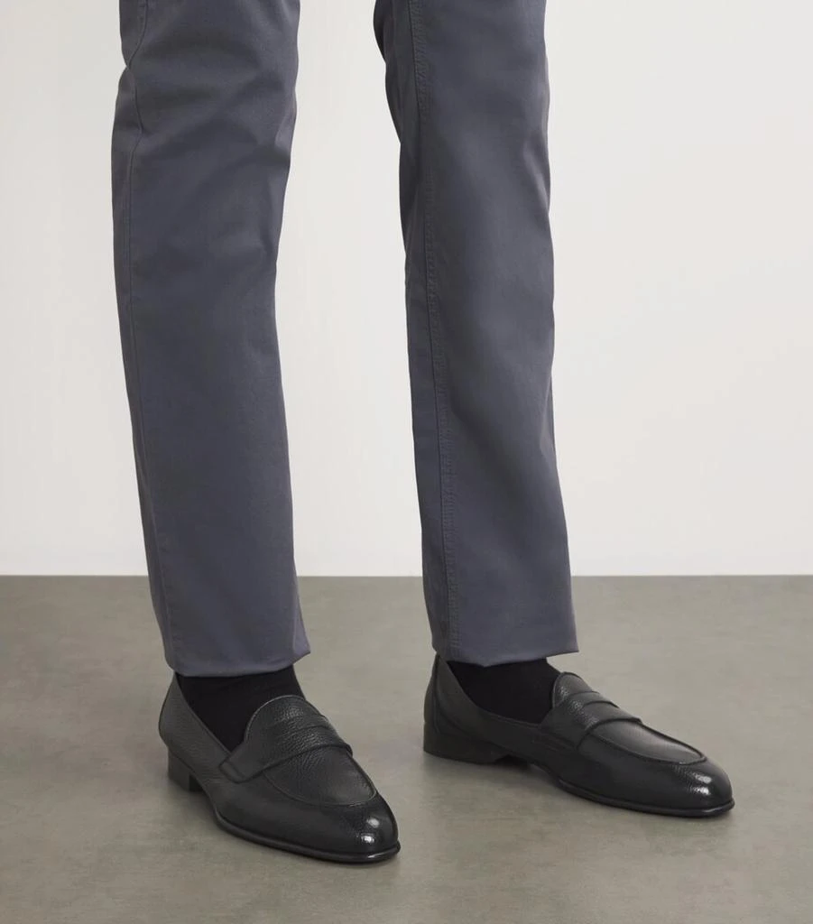 Brioni Leather Appia Loafers 2