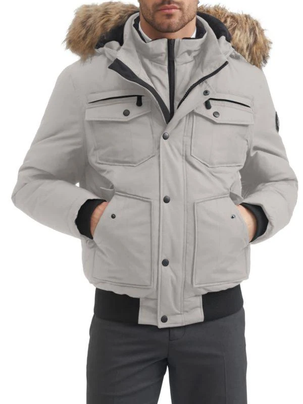 TOBOGGAN CANADA Bert Faux Fur Trim Jacket 1
