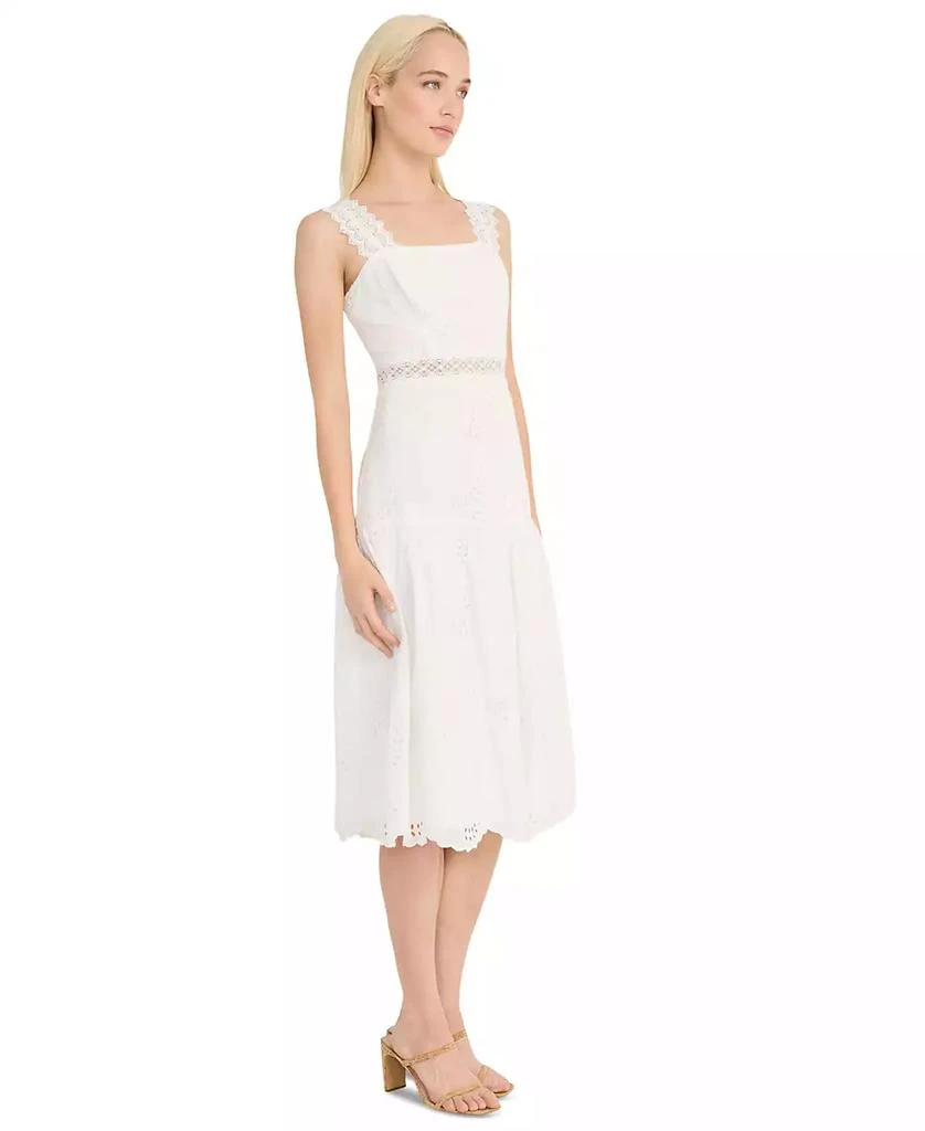 Donna Morgan Women's Eyelet-Embroidered Midi Dress 2