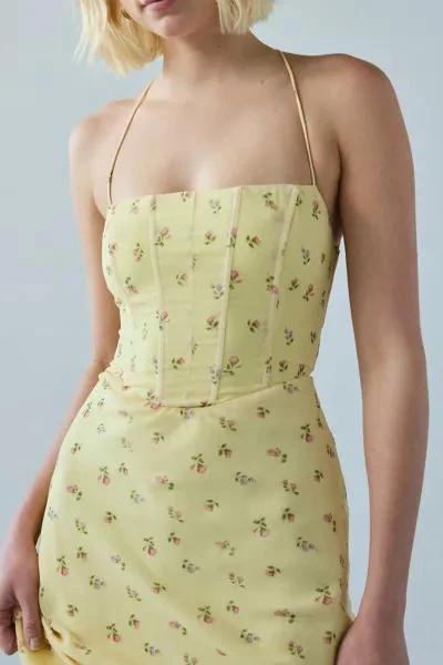 Kiss The Sky Kiss The Sky Ingrid Corset Tie Open-Back Maxi Dress 2