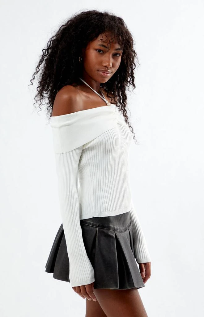 Glamorous Off-The-Shoulder Sweater 2