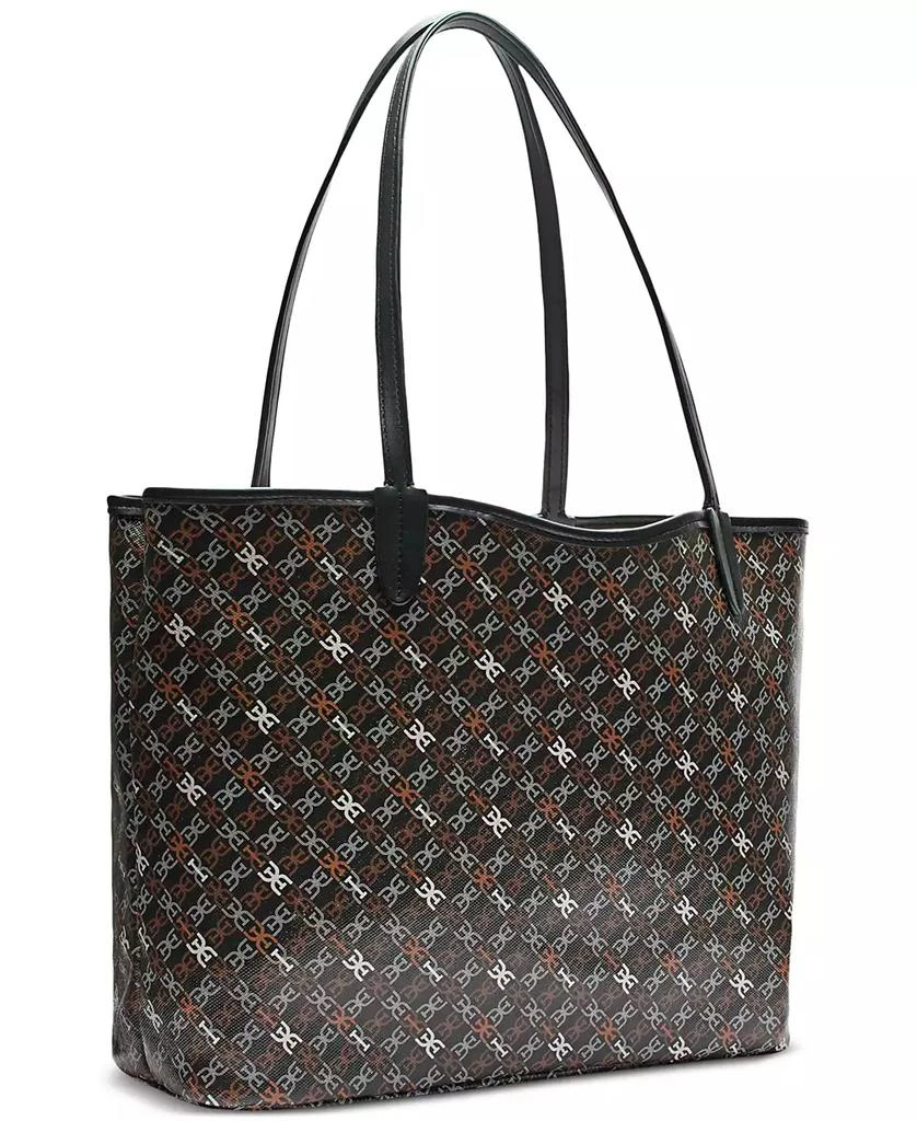 Sam Edelman Harper Large Monogram Black Shopper 5