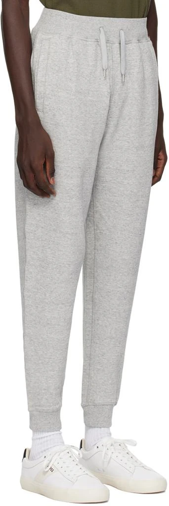 BOSS Gray Embroidered Sweatpants 2