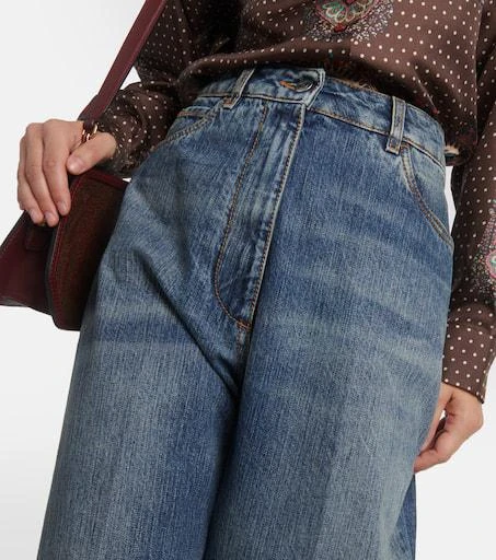 ETRO High-rise wide-leg jeans 4