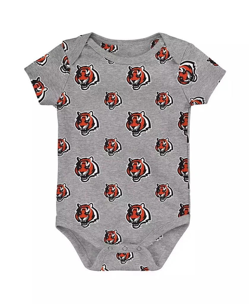 Outerstuff Newborn 3-Piece Cincinnati Bengals Little Tike Bodysuit Set 2