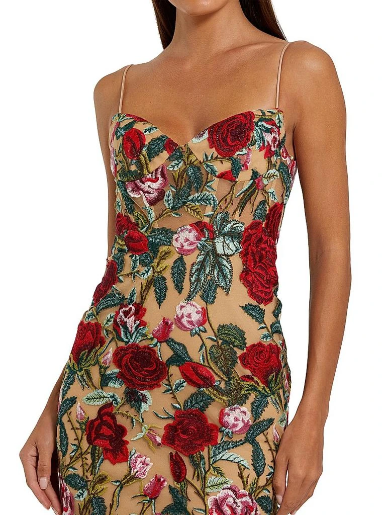 Mac Duggal Ieena Floral Embroidered Gown - Dresses & Skirts - Free Shipping  - BeyondStyle