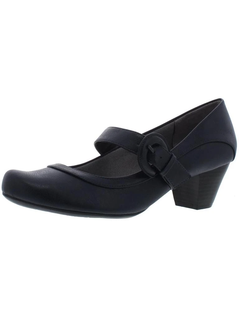 LifeStride Rozz Womens Cushioned Footbed Strap Mary Jane Heels 1