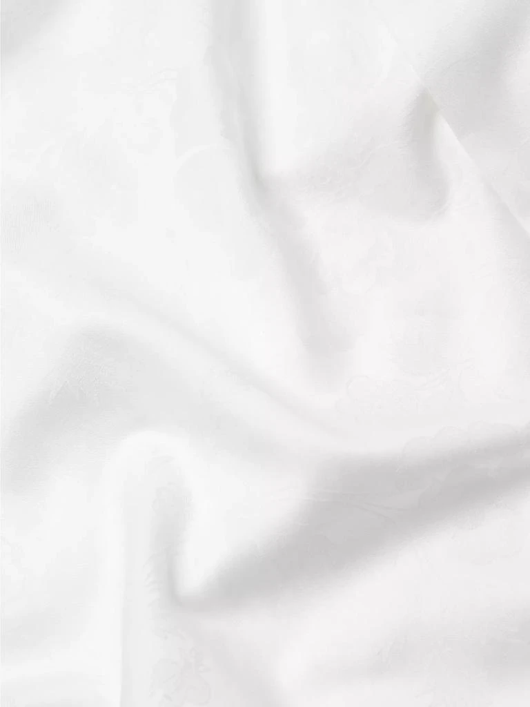 ETRO Solid Textured Jacquard Cotton Shirt 6