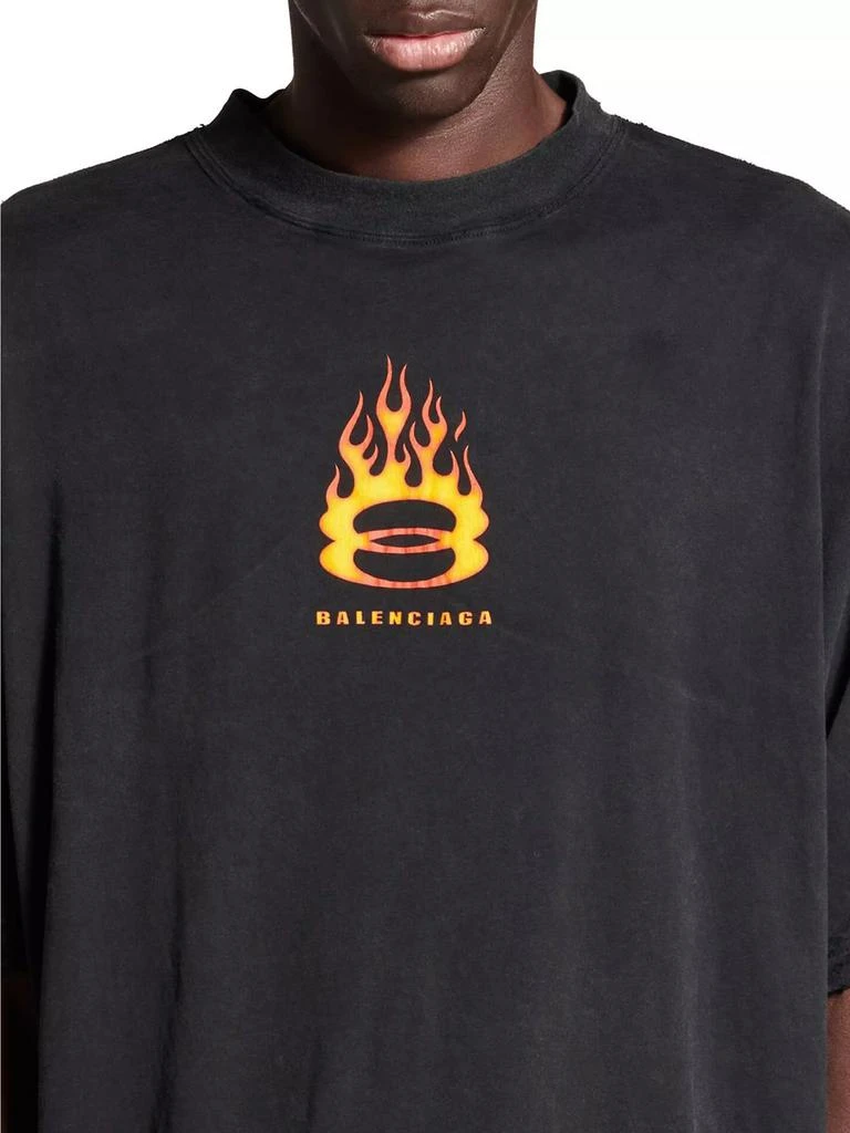 Balenciaga Burning Unity Oversized T-Shirt 6