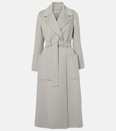 Max Mara Paolore virgin wool wrap coat 1