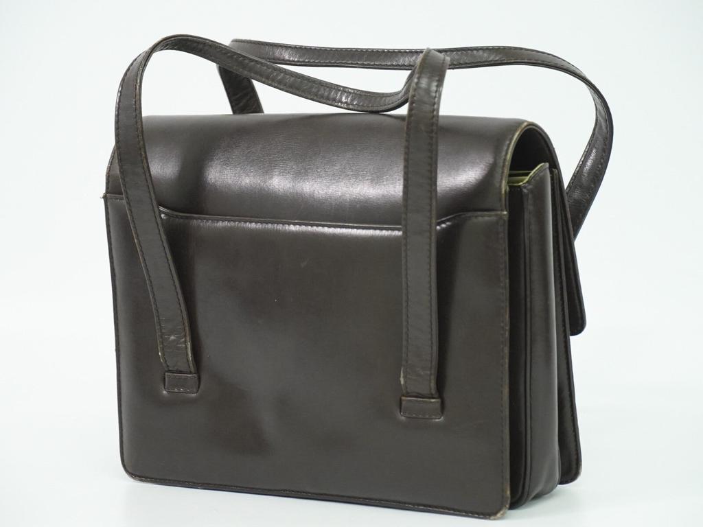 Loewe Anagram Leather Briefcase Bag (Pre-Owned)
