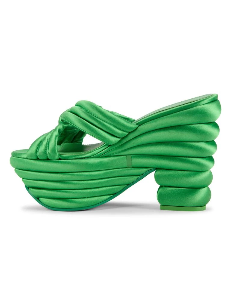 Salvatore Ferragamo 50MM Textured Platform Sandals 4