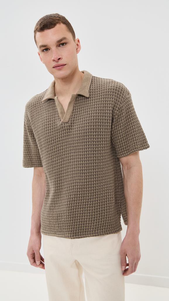 Officine Générale Pele Textured Polo