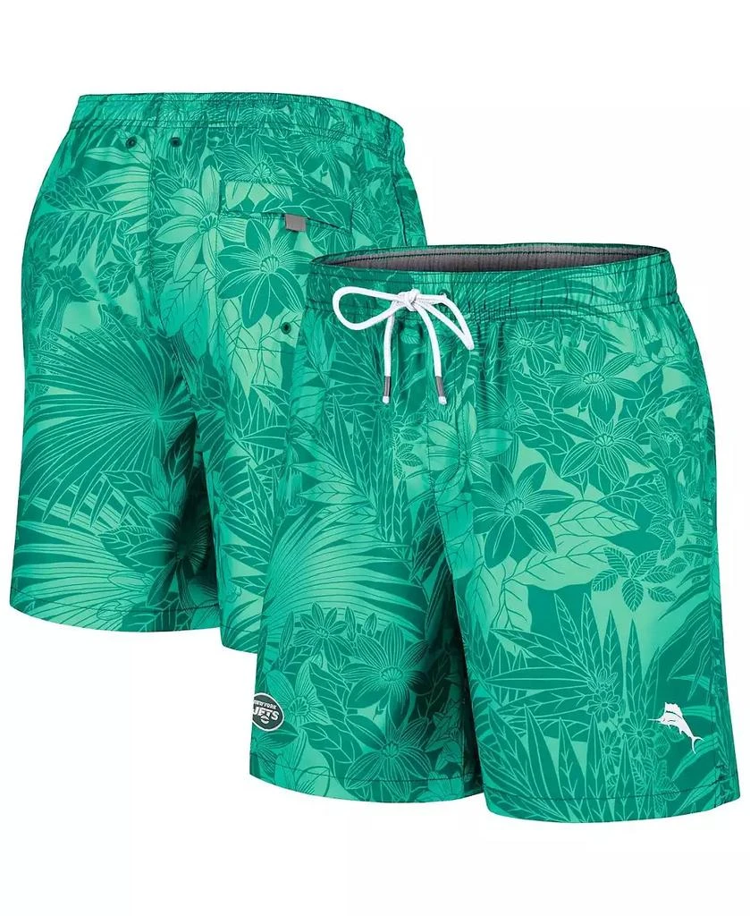 Tommy Bahama Men's Green New York Jets Santiago Palms Board Shorts 1
