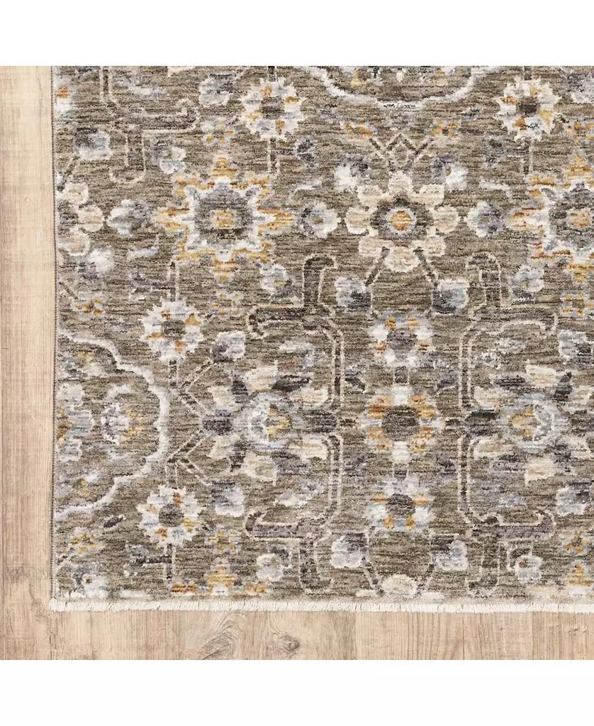 Oriental Weavers Maharaja 532D Gray and Tan 2' x 3' Area Rug 9