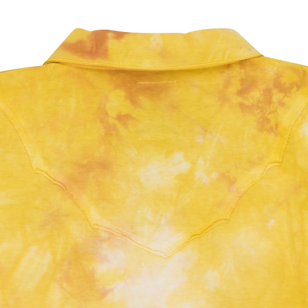 FACCIES Faccies Tie Dye Western Polo - Orange