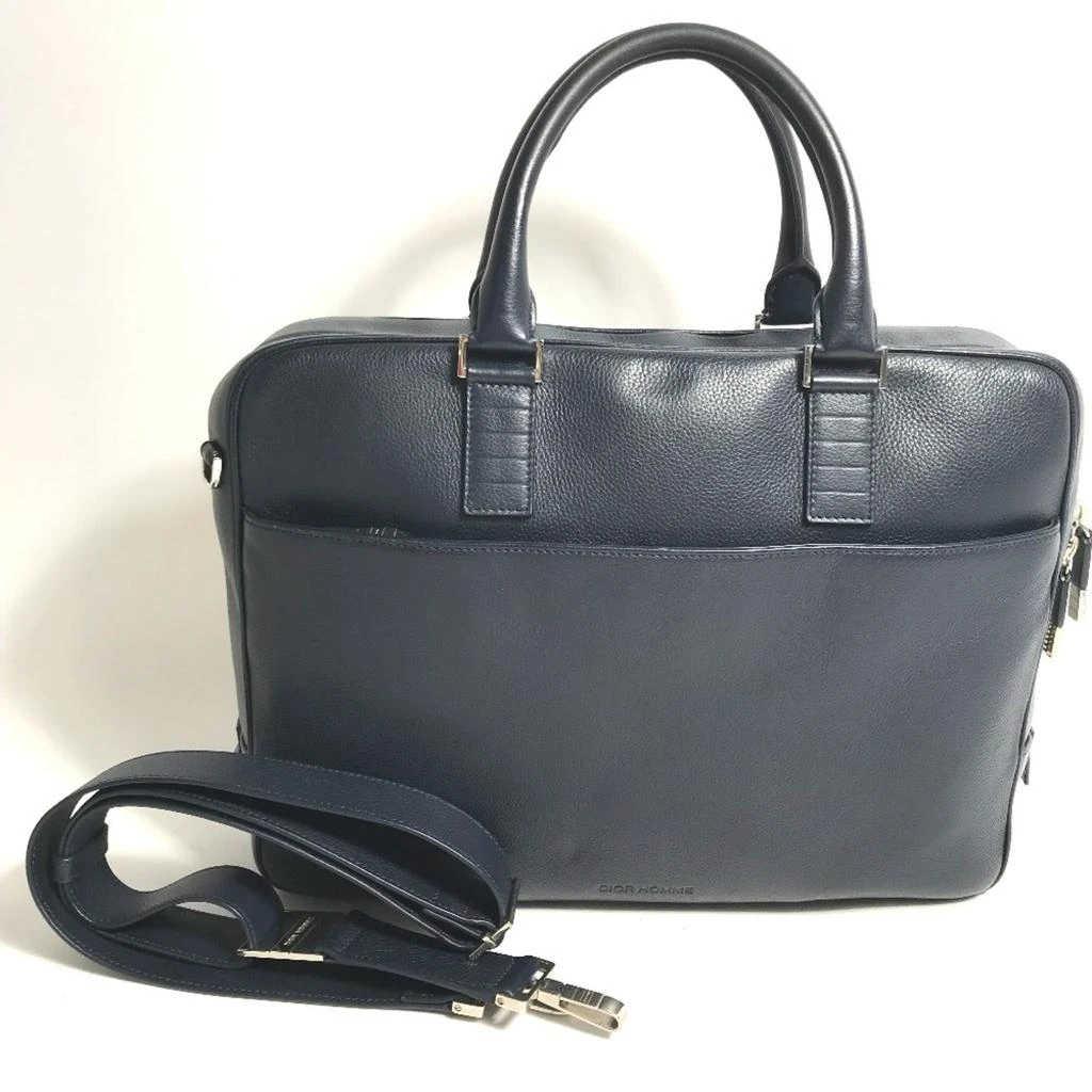 Dior Leather Briefcase (Pre-Owned)
