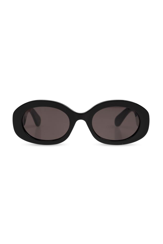 サングラス CHLOE Black Acetate Sunglasses Chloe Black & Grey Oversized Dual Arm Sunglasses | FOMO