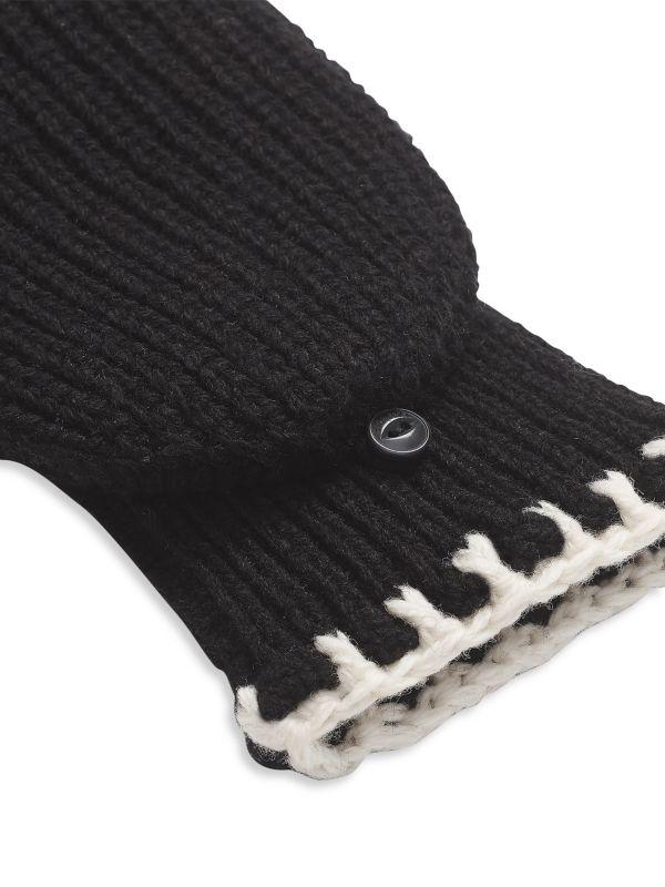 Rag & Bone Ingrid Wool-Blend Flip-Top Mittens