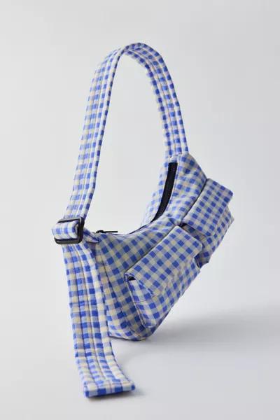 BAGGU BAGGU UO Exclusive Gingham Cargo Nylon Shoulder Bag