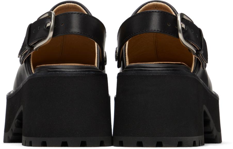 Marge Sherwood Black 70's Clogs