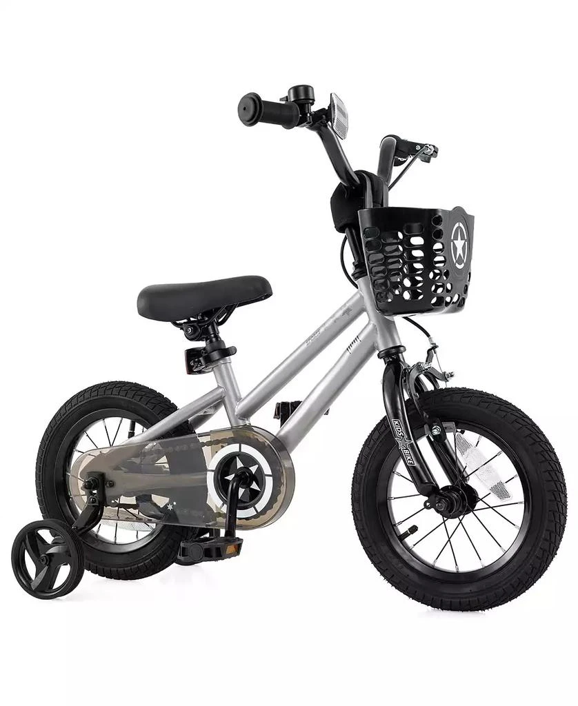 SUGIFT 12 Inch Kids Bike Adjustable with Transparent Chain Cover for 3-4 Years Old