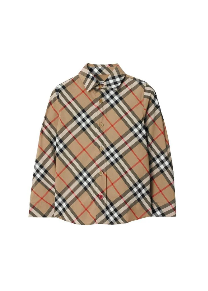 Burberry Check cotton shirt 4