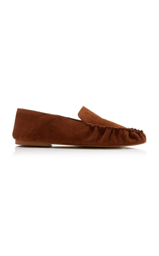 Flattered Flattered - Bonbon Suede Loafers - Tan - IT 36 - Moda Operandi 1