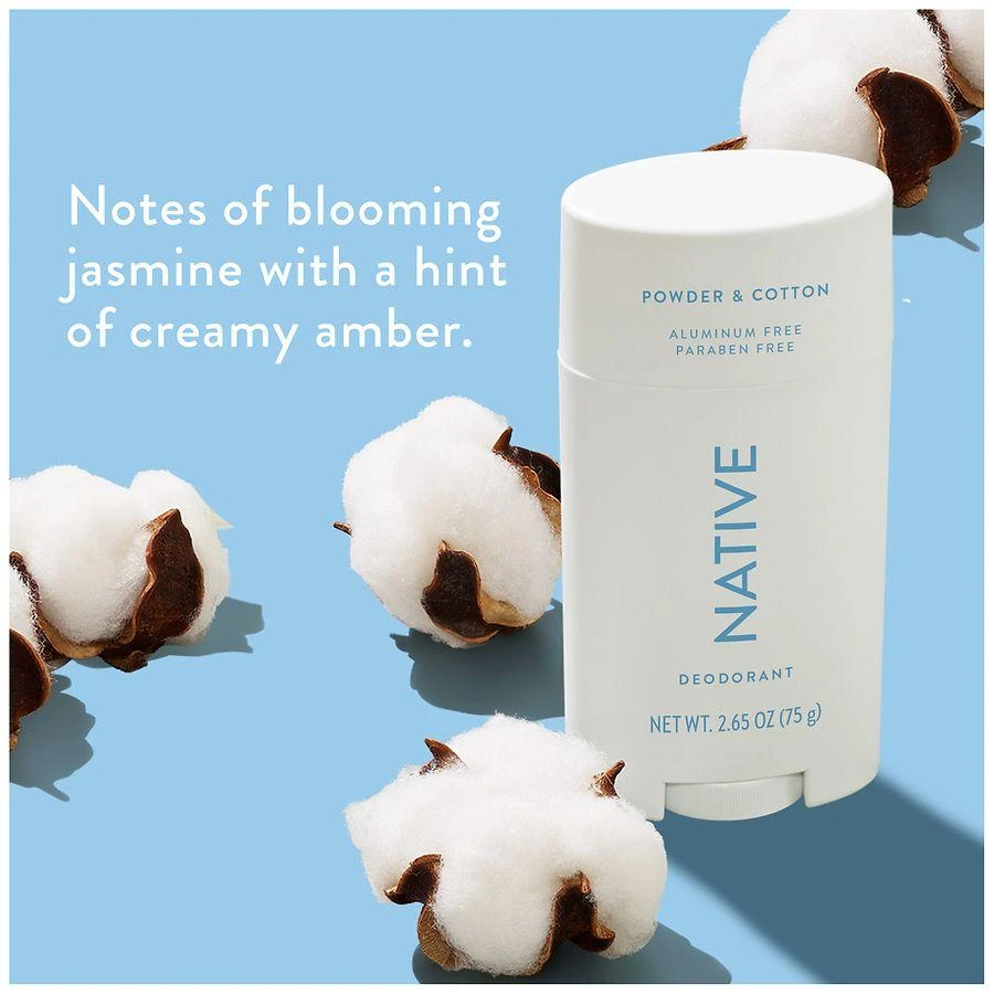 Native Deodorant Powder and Cotton 4