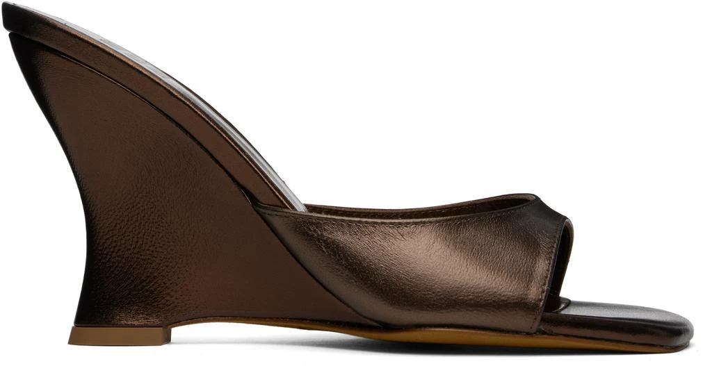 Maryam Nassir Zadeh Brown Lido Wedge Heeled Sandals 1