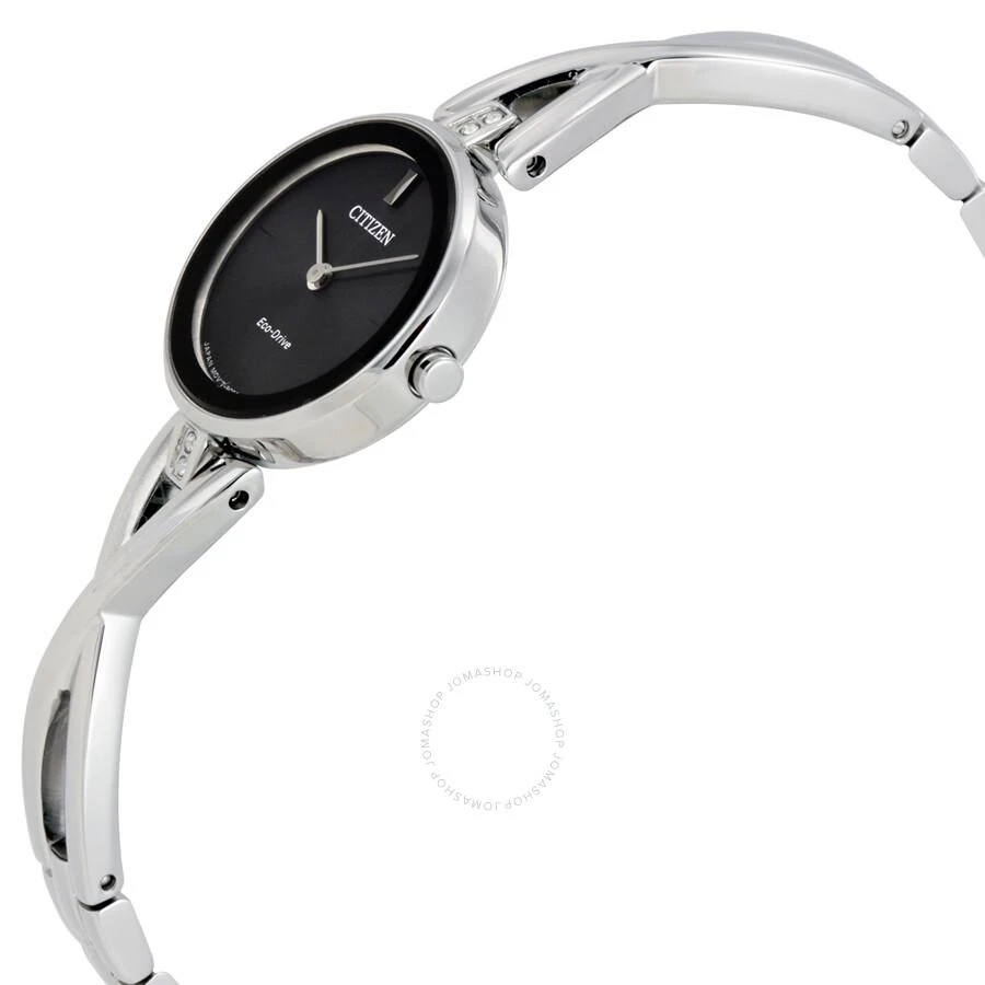 Citizen Silhouette Black Dial Ladies Watch EX1420-50E 2