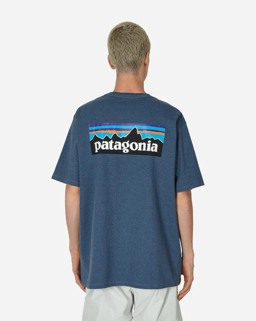 Patagonia P-6 Logo Responsibili T-Shirt Utility Blue 3
