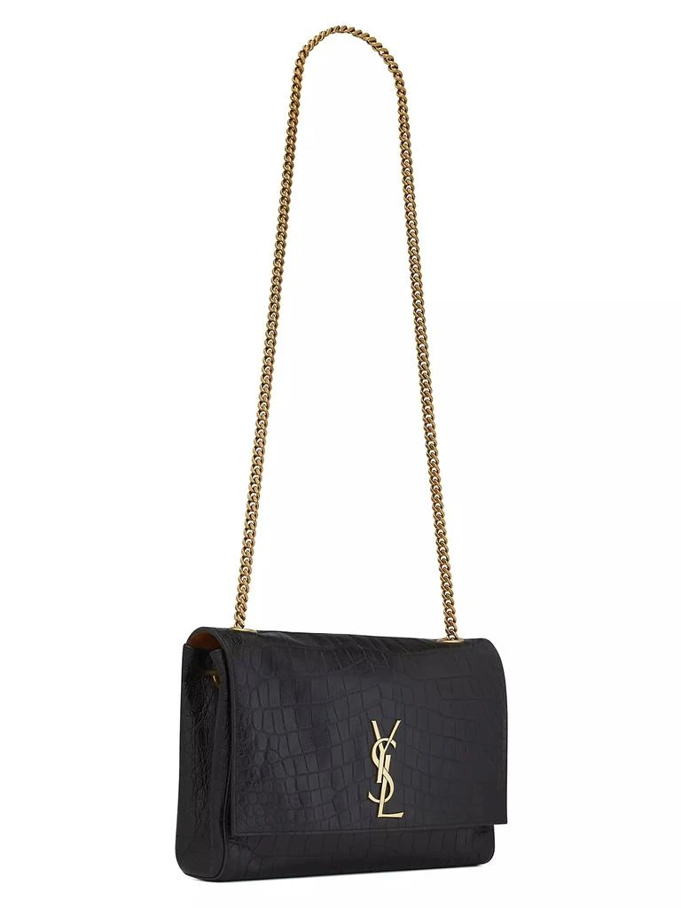 Yves Saint Laurent Kate Medium Reversible Chain Shoulder Bag in Suede and Crocodile-Embossed Leather 5