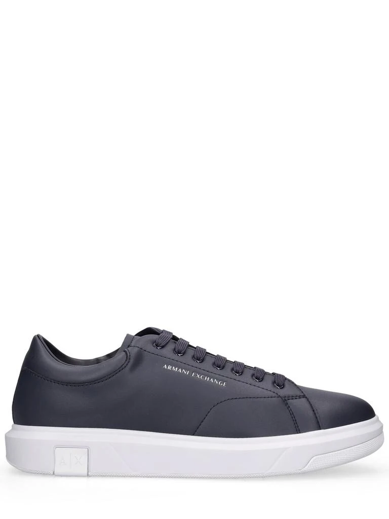 ARMANI EXCHANGE Leather Low Top Sneakers 1