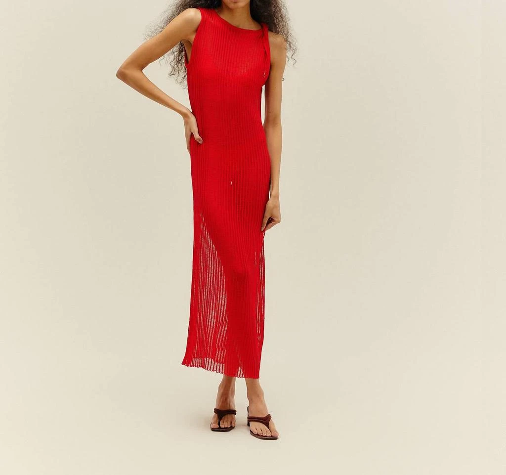 white christmas dresses Agatha Cut Out Midi (Cool Mint) main image 0