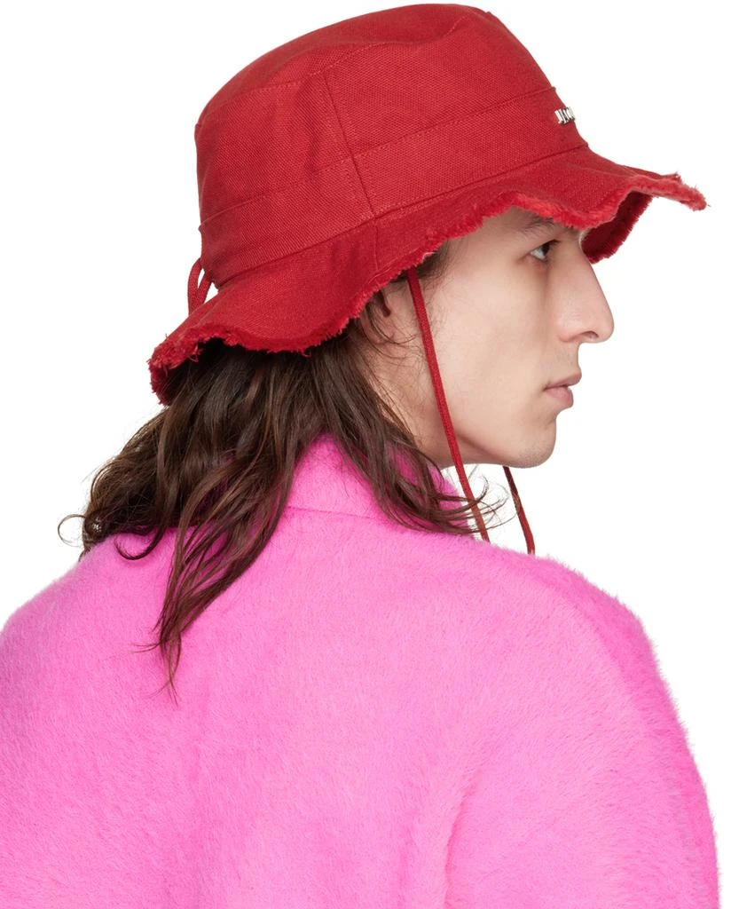 Jacquemus Red 'Le Bob Artichaut' Bucket Hat 3