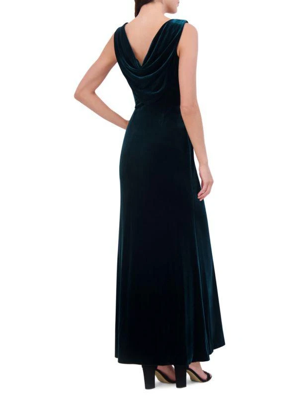 Vince Camuto Velvet Cowneck Gown 2