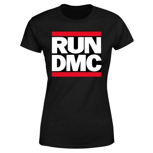 Original Hero Run DMC Logo Women's T-Shirt - Black 1